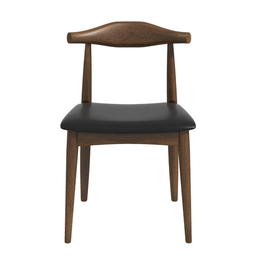 Destiny - Dining Chairs (Set of 2) - Black / Dark Brown - R&R Furniture Gallery (Fountain Valley, CA)