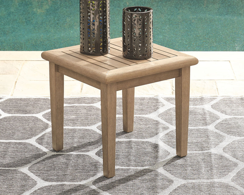 Gerianne - Square End Table - Brown - R&R Furniture Gallery (Fountain Valley, CA)