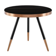 Cayson - Modern Black Ceramic Small Coffee Table — view 4