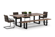 Taylor - X-Large 102" Modern Live Edge Wood Dining Table