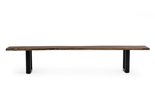 Taylor - X-Large 102" Modern Live Edge Dining Bench — view 2