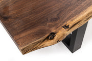 Taylor - X-Large 102" Modern Live Edge Dining Bench — view 4