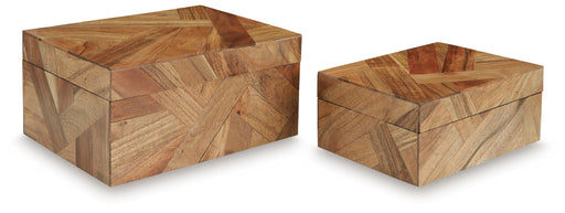 Antford - Box Set (Set of 2) - Brown - R&R Furniture Gallery (Fountain Valley, CA)