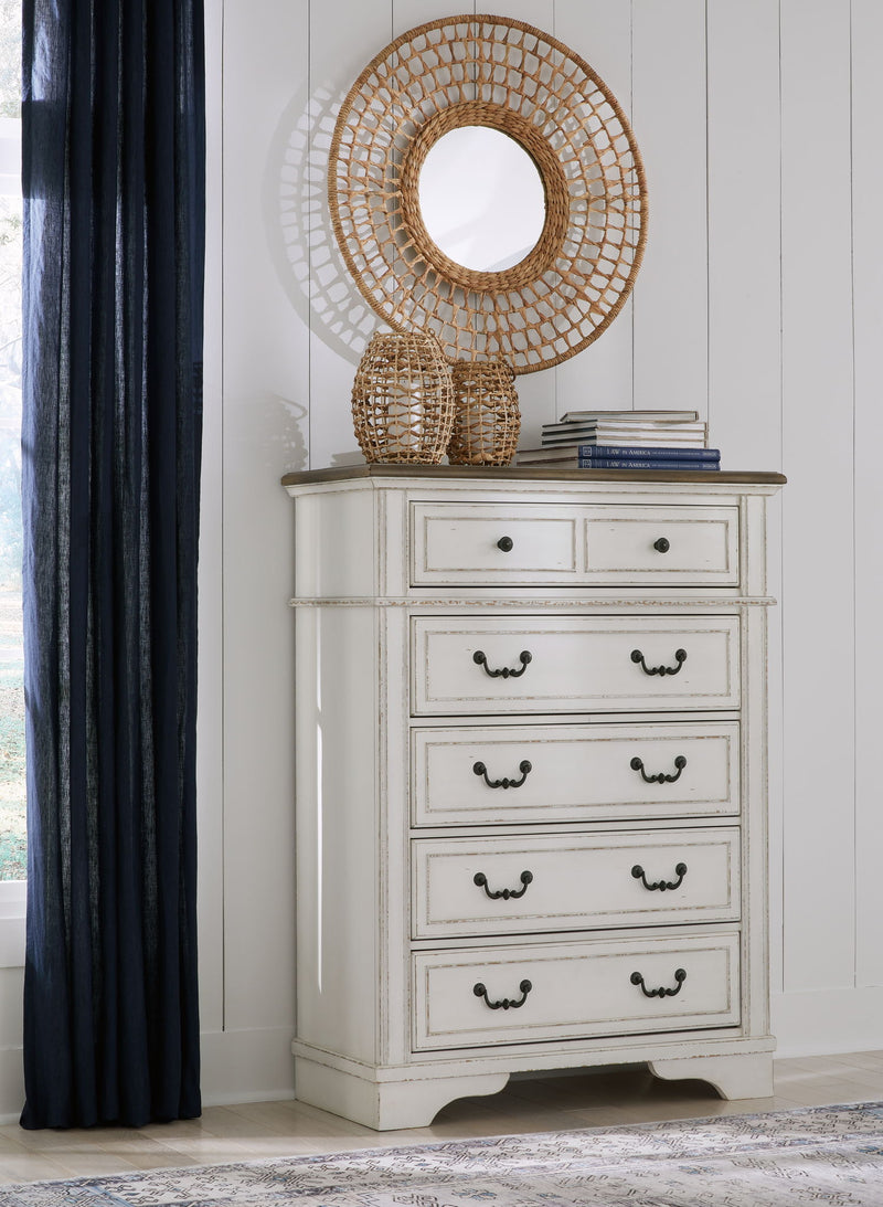 Blendon - Five Drawer Chest - Two-tone - R&R Furniture Gallery (Fountain Valley, CA)