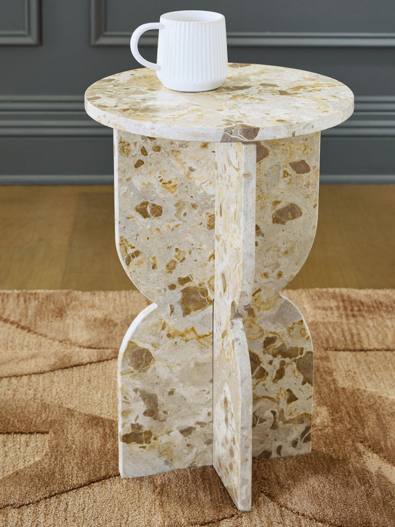 Treygan - Accent Table - Beige - R&R Furniture Gallery (Fountain Valley, CA)