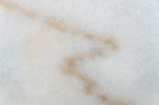 Rocky - Glam White Marble & Brush Gold Dining Table — view 3