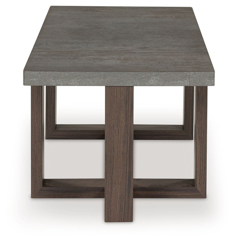 Dynnford - Occasional Table Set (Set of 3) - Gray / Brown - R&R Furniture Gallery (Fountain Valley, CA)