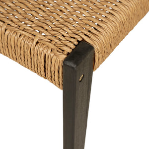 Dining Side Chairs, Indoor Outdoor Armless Chair (Set of 2)