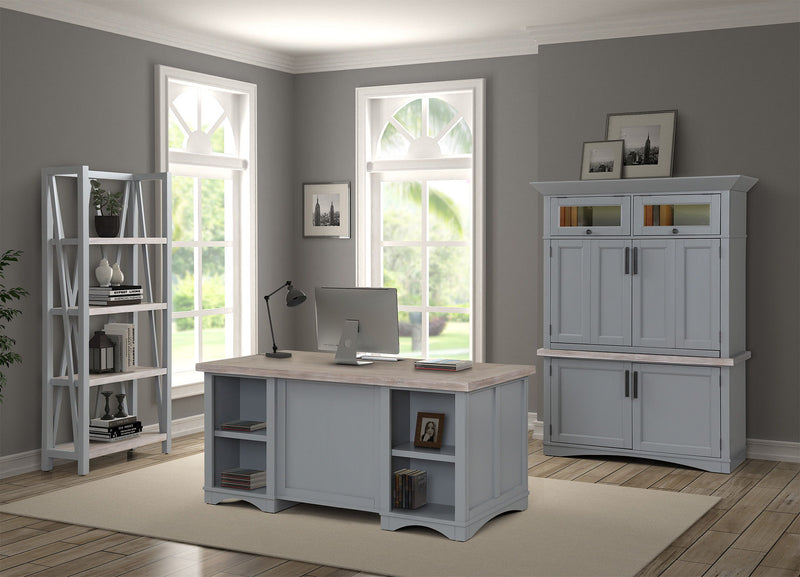 Americana Modern - Workstation with LED Light - R&R Furniture Gallery (Fountain Valley, CA)