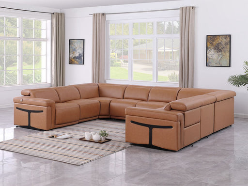 1126 - 8-Piece U-Shaped Sectional Sofa In With 4 Power Recliners & Power Headrests - R&R Furniture Gallery (Fountain Valley, CA)
