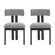 Modern Upholstered Armless Dining Chairs With Metal Legs - R&R Furniture Gallery (Fountain Valley, CA)