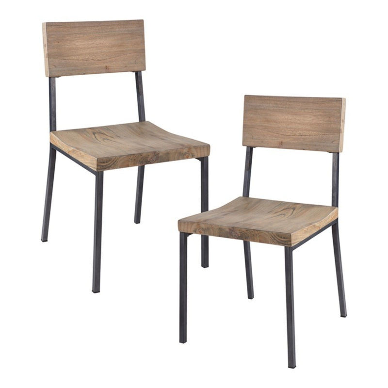 Tacoma - Dining Chair (Set of 2) - Gray - R&R Furniture Gallery (Fountain Valley, CA)