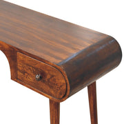 London - Arch Writing Desk - Dark Brown - R&R Furniture Gallery (Fountain Valley, CA)