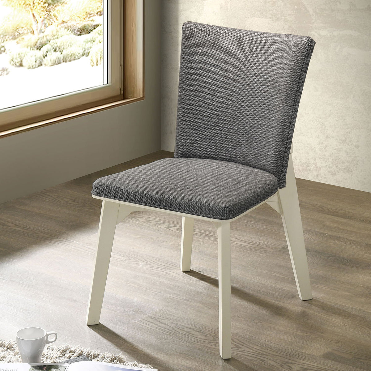 Jean - Upholstered Dining Side Chair (Set of 2) - Gray