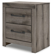 Graystorm - Two Drawer Night Stand - Brown Gray - R&R Furniture Gallery (Fountain Valley, CA)