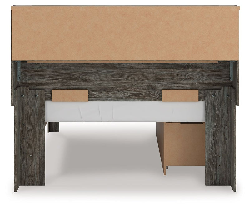 Frandern - Bookcase Panel Bedroom Set With Storage - R&R Furniture Gallery (Fountain Valley, CA)