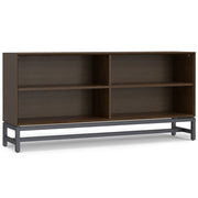 Banting - Low Wide Bookcase - Walnut Brown - R&R Furniture Gallery (Fountain Valley, CA)