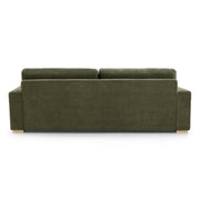 Beckham Upcycled Chenille Sofa by TOV Furniture, stationary sofa with plush chenille upholstery and modern design.