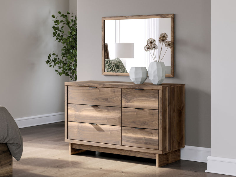 Chirason - Dresser And Mirror - Brown - R&R Furniture Gallery (Fountain Valley, CA)