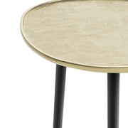 Tanner - Metal Side Table - Gold - R&R Furniture Gallery (Fountain Valley, CA)