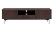 Calhoun - Modern Smoked Ash TV Stand — view 3