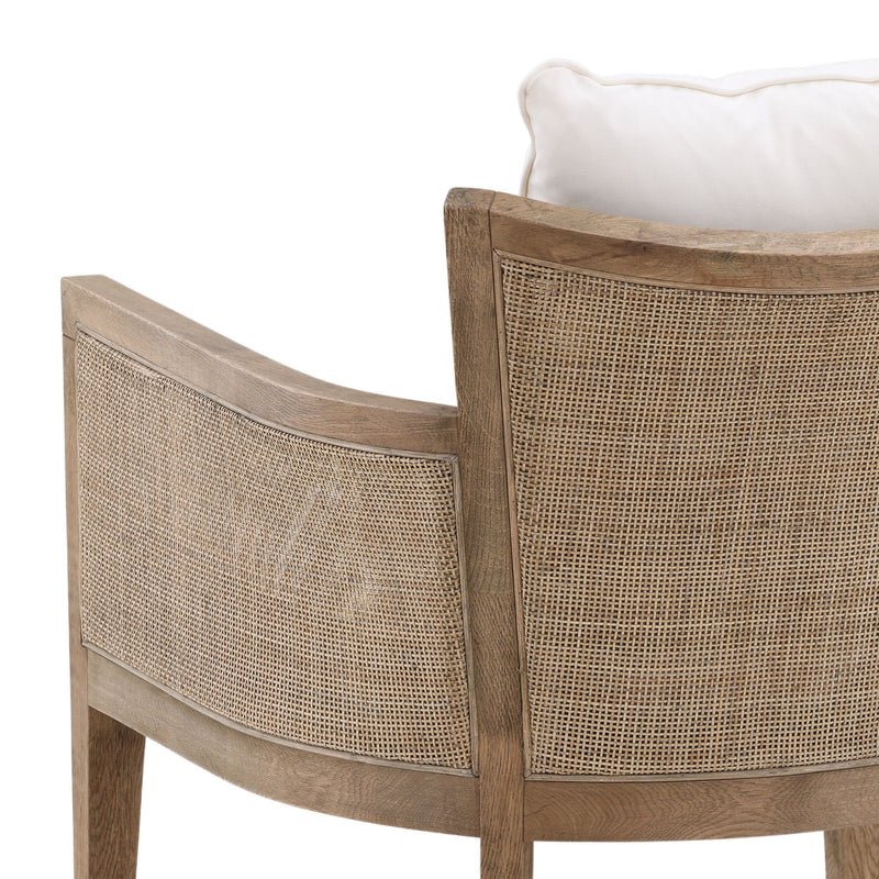 Lily - Occasional Chair - Natural And Off White