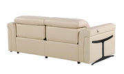 1126 - Top Grain Power Reclining Italian Leather Sofa - R&R Furniture Gallery (Fountain Valley, CA)