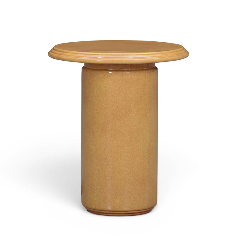 Tate - Concrete Side Table - Turmeric