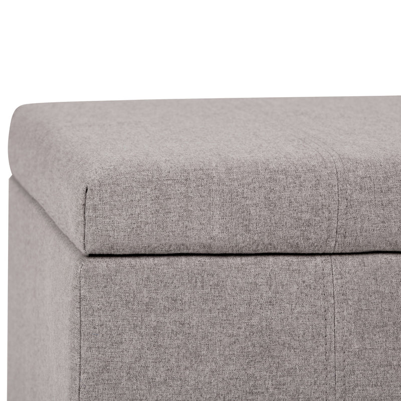 Dover - Upholstered Storage Ottoman Bench - R&R Furniture Gallery (Fountain Valley, CA)