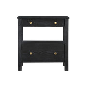 Danielle - 2 Drawer Nightstand - Black - R&R Furniture Gallery (Fountain Valley, CA)