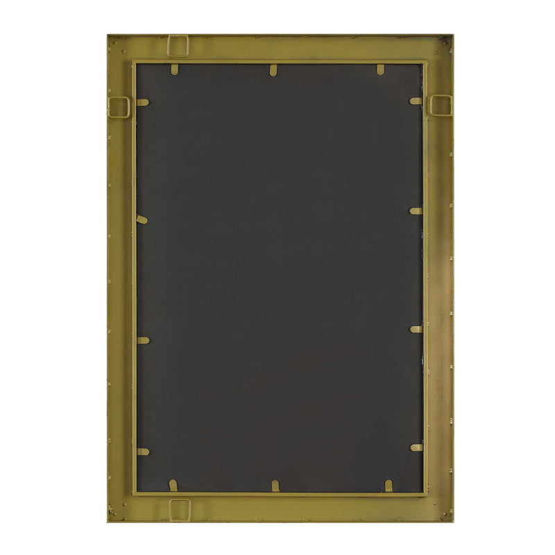 Coralie - Tile Mirror - Blue / Gold / Green