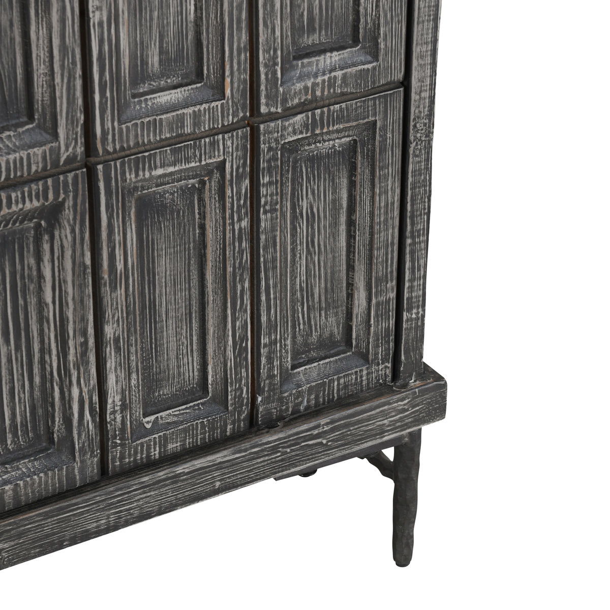 Willmark - 6 Door Iron Leg Sideboard - R&R Furniture Gallery (Fountain Valley, CA)