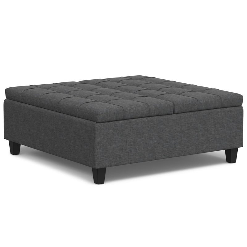 Harrison - Upholstered Coffee Table Storage Ottoman - R&R Furniture Gallery (Fountain Valley, CA)