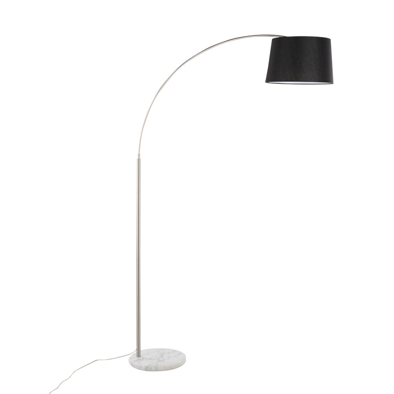 Contemporary March floor lamp by Lumi Source featuring a sleek, modern design with a tall metal stand and adjustable shade.