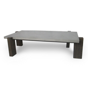 Milton - Dark Grey & Walnut Coffee Table