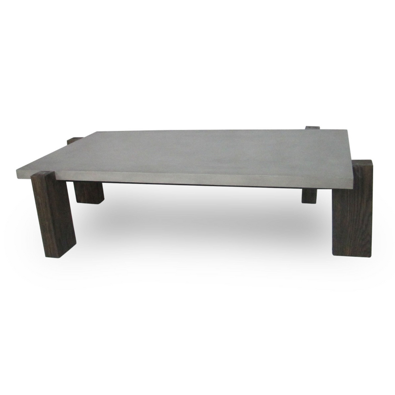 Milton - Dark Grey & Walnut Coffee Table — view 2