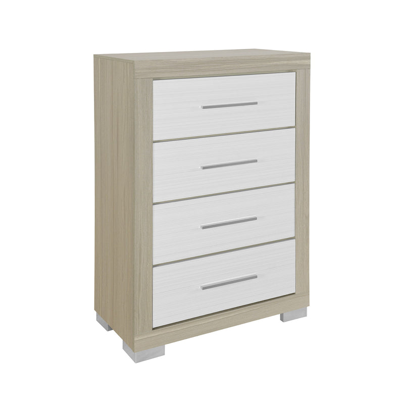 Elsa - 2 Toned And Chest With Bar Handle - R&R Furniture Gallery (Fountain Valley, CA)