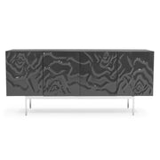 Gwen - Modern Grey High Gloss Buffet — view 5