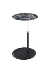 Orbit - 15.5" End Table With Height Adjustable Marble Textured Top - R&R Furniture Gallery (Fountain Valley, CA)