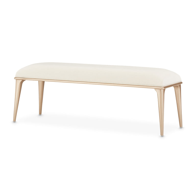 La Rachelle - Bed Bench - Champagne - R&R Furniture Gallery (Fountain Valley, CA)