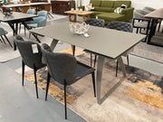 Felicia - Modern Grey & Black Dining Chair (Set of 2) — view 3