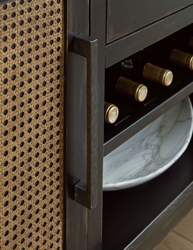 Galliden - Dining Room Server - Black - R&R Furniture Gallery (Fountain Valley, CA)