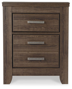 Juararo - Two Drawer Night Stand - Dark Brown - R&R Furniture Gallery (Fountain Valley, CA)