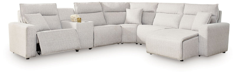 Modmax II - Reclining Sectional - Stone - R&R Furniture Gallery (Fountain Valley, CA)