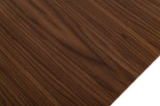 Livia - Modern Wenge & Gold Stainless Steel Dining Table — view 4