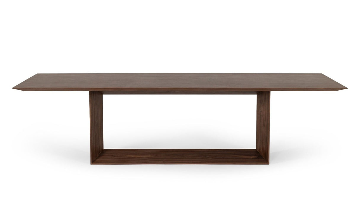 Channa - Modern Walnut Dining Table — view 5