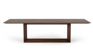 Channa - Modern Walnut Dining Table — view 5