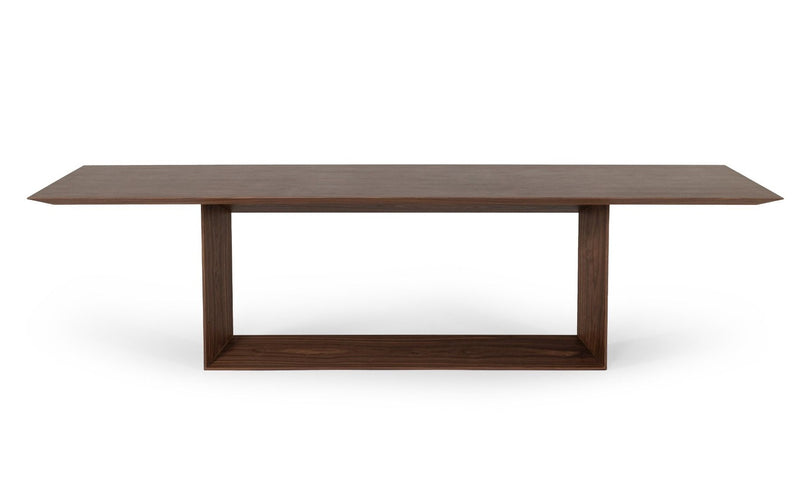 Channa - Modern Walnut Dining Table — view 5