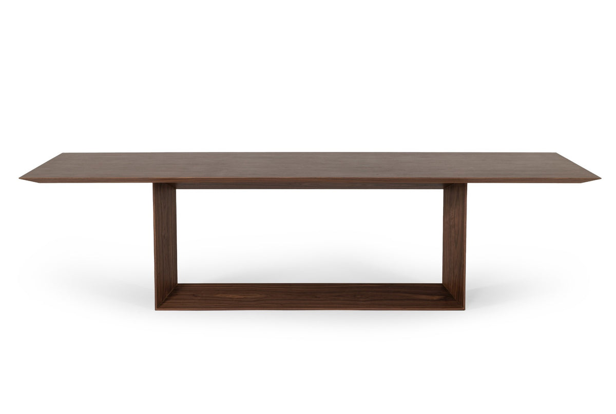 Channa - Modern Walnut Dining Table — view 2