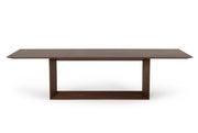 Channa - Modern Walnut Dining Table — view 2
